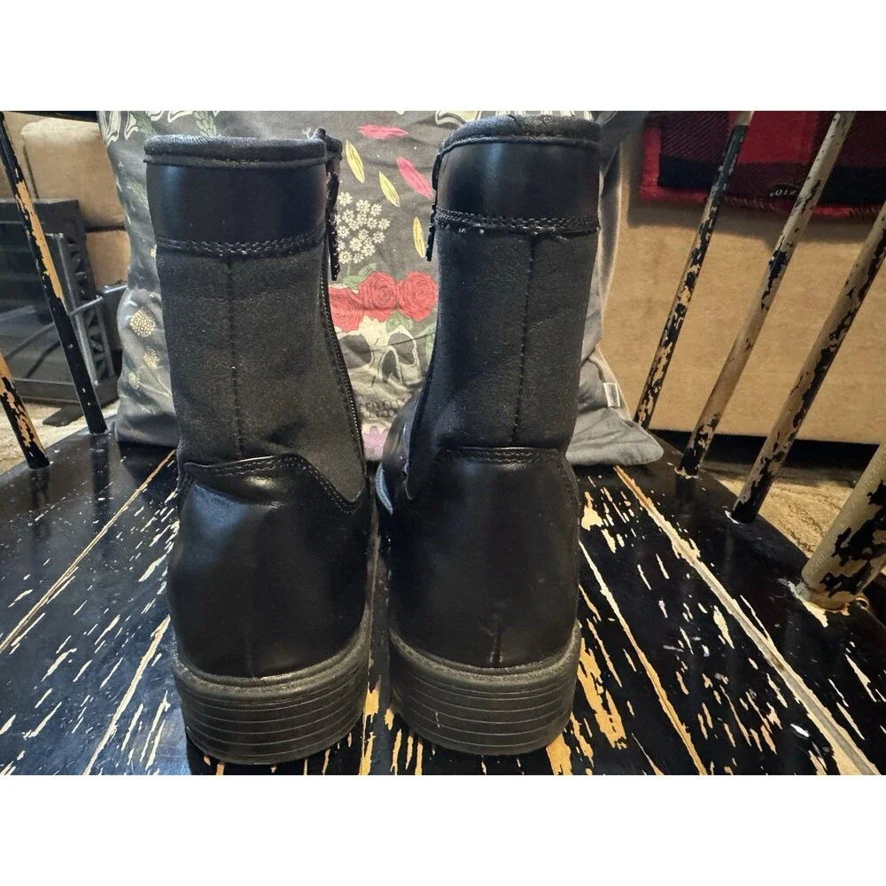 Totes Stadium Mens Thermolite Insulated Zippered Winter Boots Size 8 Waterproof